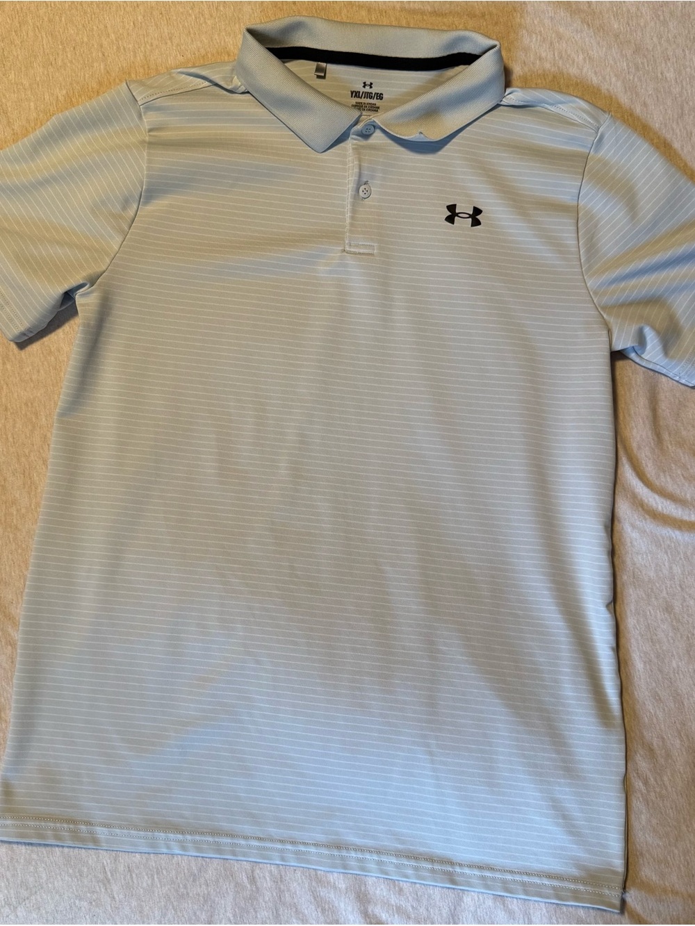 Under Armour Youth Striped Polo
